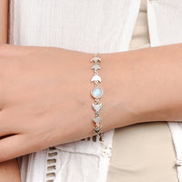 Sterling Silver Moon Phase Bracelet - Boho Magic