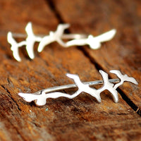 Silver Birds Earrings - Boho Magic